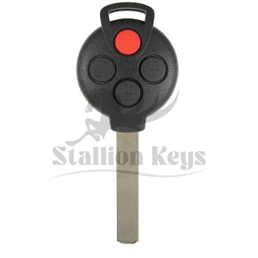 2008-2015 Smart Fortwo / 4-Button Remote Head / KR55WK45144 / AFTERMARKET 2008-2015 Smart Fortwo / 4-Button Remote Head / KR55WK45144 / AFTERMARKET